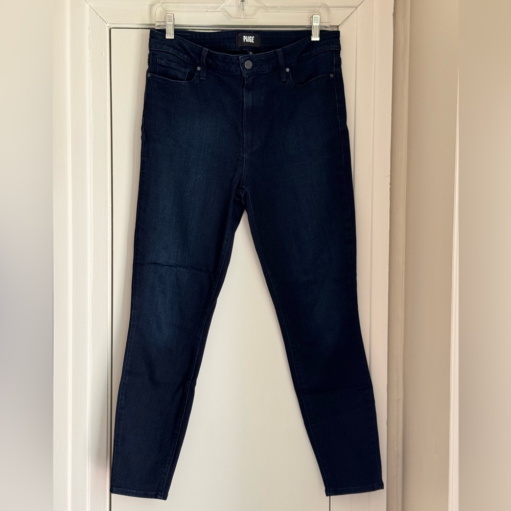 PAIGE High Rise Muse skinny jeans sz 31